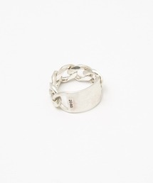 【20/80】トゥエンティーエイティー/STERLING SILVER ID CHAIN RING 13mm width