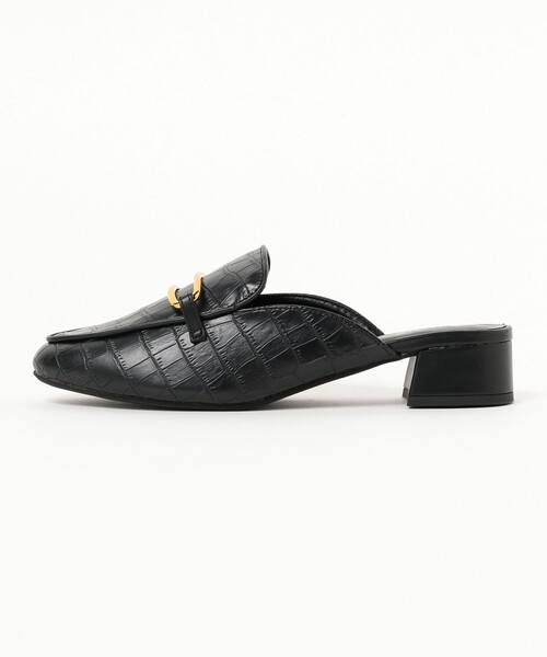 B:MING by BEAMS（ビーミングバイビームス）の「B:MING by BEAMS / 型押し ローファー ミュール（ローファー・レディース・ブラック/ブラウン・23.5/22.5/24.5）」の5枚目の写真