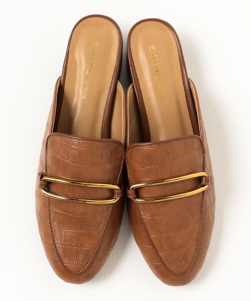 B:MING by BEAMS（ビーミングバイビームス）の「B:MING by BEAMS / 型押し ローファー ミュール（ローファー・レディース・ブラック/ブラウン・23.5/22.5/24.5）」の13枚目の写真