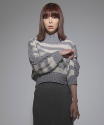 CAROLINA GLASER | CAROLINA GLASER / ボーダーニット(ニット/セーター)