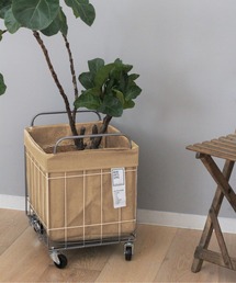 BRID（ブリッド）の「ブリッド ランドリー スクエアバスケット 収納 / BRID FOLDING LAUNDRY SQUARE BASKET with CASTER WIDE ［40L］（収納グッズ）」