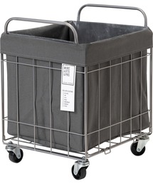 BRID（ブリッド）の「ブリッド ランドリー スクエアバスケット 収納 / BRID FOLDING LAUNDRY SQUARE BASKET with CASTER WIDE ［40L］（収納グッズ）」