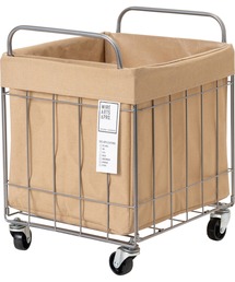 BRID（ブリッド）の「ブリッド ランドリー スクエアバスケット 収納 / BRID FOLDING LAUNDRY SQUARE BASKET with CASTER WIDE ［40L］（収納グッズ）」