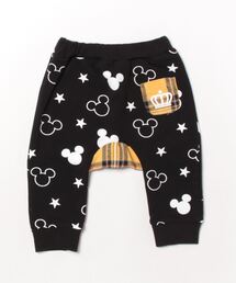 Disney（ディズニー）の「ディズニー チェック切替総柄モンキーパンツ 8735B（その他パンツ・キッズ）」