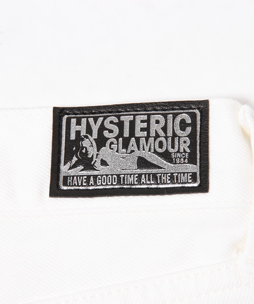 HYSTERIC GLAMOUR（ヒステリックグラマー）の「CLASH加工デニム COOL BOYS PT（デニムパンツ・レディース・ブラック/ホワイト・SMALL/XX-SMALL/X-SMALL/MEDIUM）」の15枚目の写真