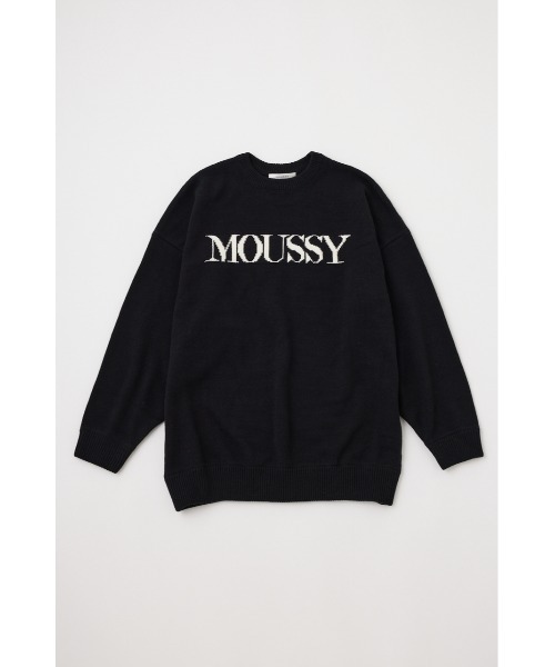 MOUSSY LOGO KNIT / マウジーロゴニット MOUSSY ニット セーター 「ZOZO・一部店舗限定」MOUSSY LOGO