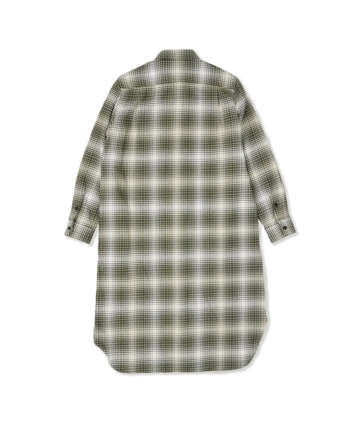 UNIVERSAL OVERALL(ユニバーサルオーバーオール)の「SHIRT OP/シャツワンピース/ワンピース(シャツワンピース・レディース・イエロー/ブルー/カーキ・F)」の4枚目の写真
