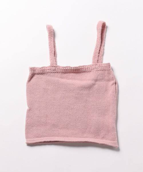 frunco(フランコ)の「インナー付きVネックニットカーディガン(カーディガン/ボレロ・レディース・ピンク/ブラック/ホワイト・FREE)」の5枚目の写真