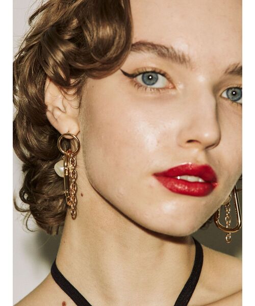 jouetie（ジュエティ）の「カラビナピアス（ピアス（両耳用）・レディース・シルバー/ゴールド・FREE）」の5枚目の写真