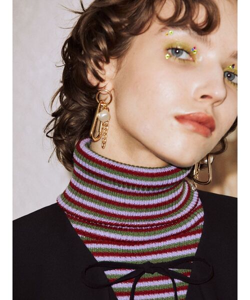 jouetie（ジュエティ）の「カラビナピアス（ピアス（両耳用）・レディース・シルバー/ゴールド・FREE）」の11枚目の写真