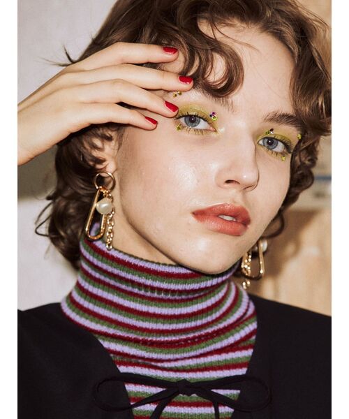 jouetie（ジュエティ）の「カラビナピアス（ピアス（両耳用）・レディース・シルバー/ゴールド・FREE）」の13枚目の写真