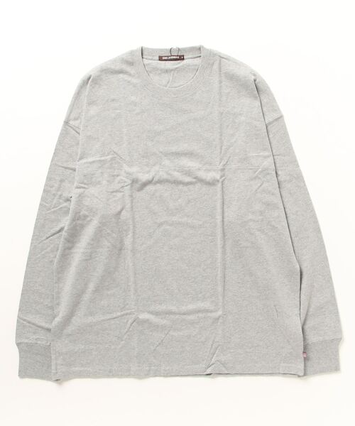 FUNALIVE(ファンアライブ)の「USA Cotton long sleeve T-shirt /コットンロンT unisex(Tシャツ/カットソー・メンズ・杢グレー/ブラック/グリーン/ブラウン/ホワイト/サックスブルー/ネイビー/チャコール/ベージュ/ピンク・XL/L/M)」の4枚目の写真