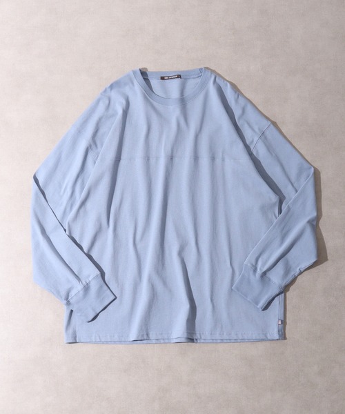 FUNALIVE(ファンアライブ)の「USA Cotton long sleeve T-shirt /コットンロンT unisex(Tシャツ/カットソー・メンズ・杢グレー/ブラック/グリーン/ブラウン/ホワイト/サックスブルー/ネイビー/チャコール/ベージュ/ピンク・XL/L/M)」の9枚目の写真