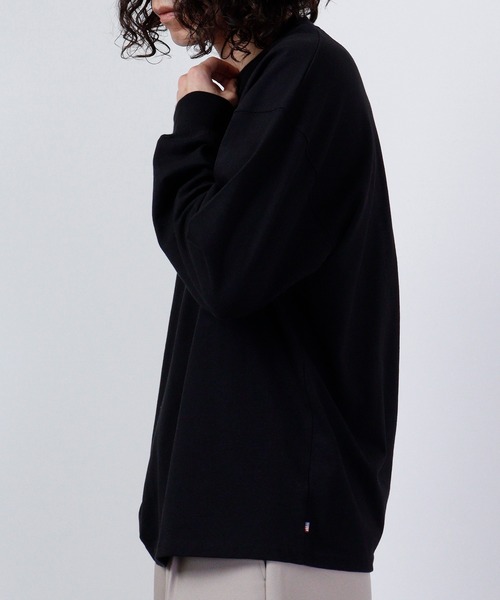 FUNALIVE(ファンアライブ)の「USA Cotton long sleeve T-shirt /コットンロンT unisex(Tシャツ/カットソー・メンズ・杢グレー/ブラック/グリーン/ブラウン/ホワイト/サックスブルー/ネイビー/チャコール/ベージュ/ピンク・XL/L/M)」の19枚目の写真