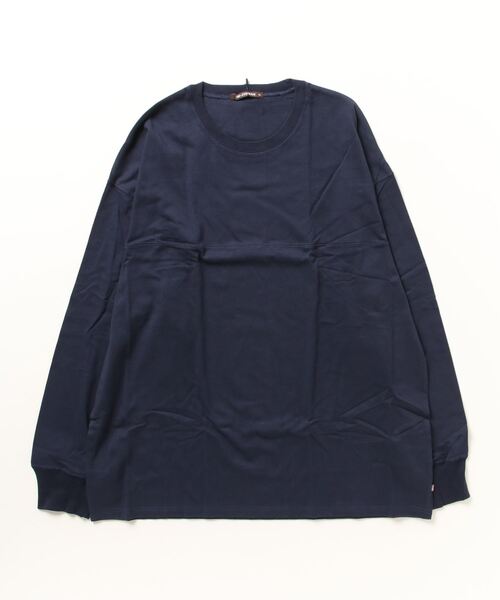 FUNALIVE(ファンアライブ)の「USA Cotton long sleeve T-shirt /コットンロンT unisex(Tシャツ/カットソー・メンズ・杢グレー/ブラック/グリーン/ブラウン/ホワイト/サックスブルー/ネイビー/チャコール/ベージュ/ピンク・XL/L/M)」の22枚目の写真