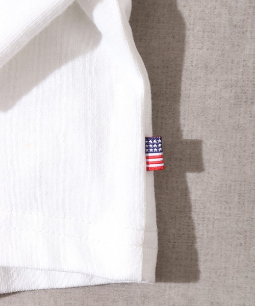 FUNALIVE(ファンアライブ)の「USA Cotton long sleeve T-shirt /コットンロンT unisex(Tシャツ/カットソー・メンズ・杢グレー/ブラック/グリーン/ブラウン/ホワイト/サックスブルー/ネイビー/チャコール/ベージュ/ピンク・XL/L/M)」の13枚目の写真