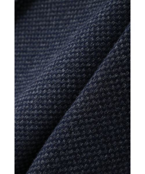 NATURAL BEAUTY BASIC（ナチュラルビューティーベーシック）の「【andGIRL 12月号掲載】【AneCan 12月号掲載】ツイードシャークロングコート（その他アウター・レディース・ブラック/ダークネイビー/グレー・SMALL/LARGE/MEDIUM）」の7枚目の写真