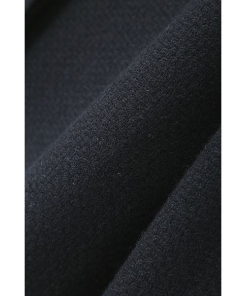 NATURAL BEAUTY BASIC（ナチュラルビューティーベーシック）の「【andGIRL 12月号掲載】【AneCan 12月号掲載】ツイードシャークロングコート（その他アウター・レディース・ブラック/ダークネイビー/グレー・SMALL/LARGE/MEDIUM）」の8枚目の写真