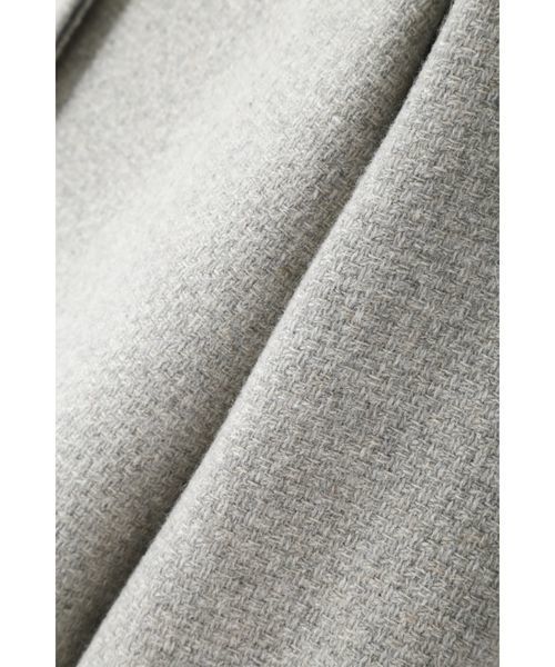 NATURAL BEAUTY BASIC（ナチュラルビューティーベーシック）の「【andGIRL 12月号掲載】【AneCan 12月号掲載】ツイードシャークロングコート（その他アウター・レディース・ブラック/ダークネイビー/グレー・SMALL/LARGE/MEDIUM）」の9枚目の写真