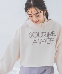 mysty woman | 線描き刺繍ロゴスウェット  988037(スウェット)