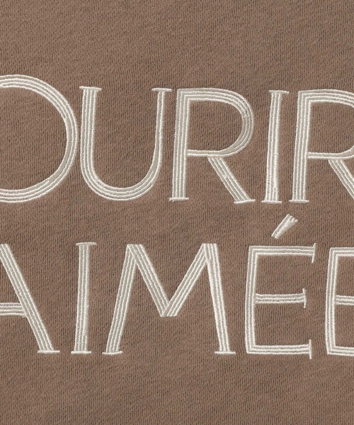 mysty woman（ミスティウーマン）の「線描き刺繍ロゴスウェット  988037（スウェット・レディース・ライトグリーン/モカ/オフホワイト・FREE）」の18枚目の写真