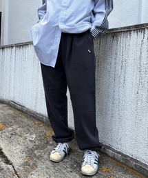 SUPERTHANKS（スーパーサンクス）の「【オーバーダイ加工】スウェット ワイド ルーズパンツ（ユニセックス）Wide sweat trousers (pigment dye)（スウェットパンツ）」