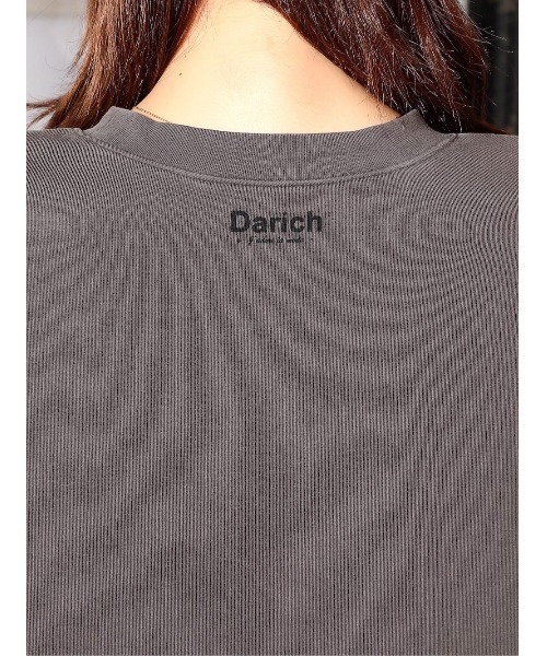 Darich(ダーリッチ)の「ピグメントグラフィックビッグTシャツ(Tシャツ/カットソー・レディース・チャコールグレー・FREE)」の11枚目の写真