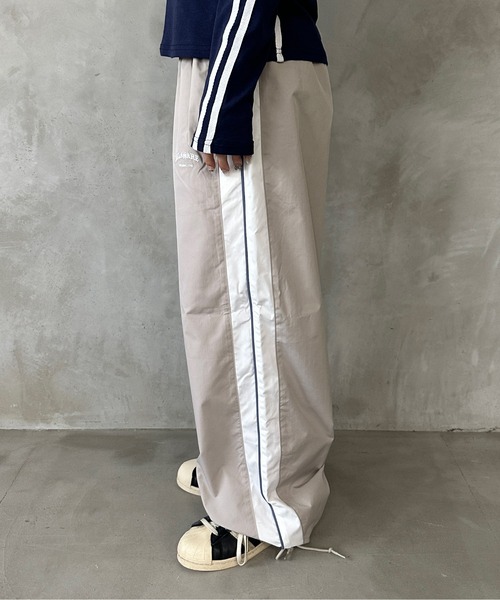 kutir（クティール）の「刺繍ロゴラインパンツ（その他パンツ・レディース・ネイビー/グリーン/ライトベージュ・LARGE/SMALL/MEDIUM）」の21枚目の写真