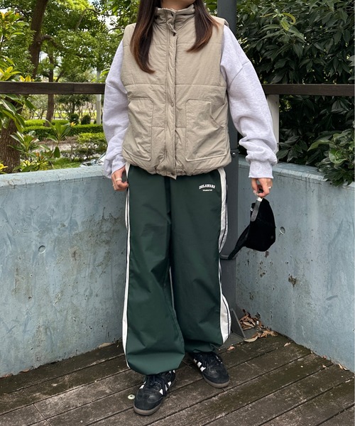 kutir（クティール）の「刺繍ロゴラインパンツ（その他パンツ・レディース・ネイビー/グリーン/ライトベージュ・LARGE/SMALL/MEDIUM）」の10枚目の写真