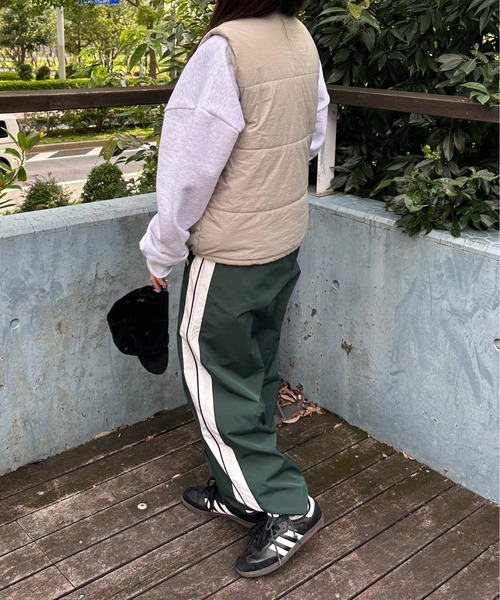 kutir（クティール）の「刺繍ロゴラインパンツ（その他パンツ・レディース・ネイビー/グリーン/ライトベージュ・LARGE/SMALL/MEDIUM）」の11枚目の写真