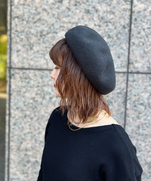 Ruben(ルーベン)の「【RUBEN/ルーベン】ウールバスクベレー帽 RUS8206(ハンチング/ベレー帽)」 WEAR
