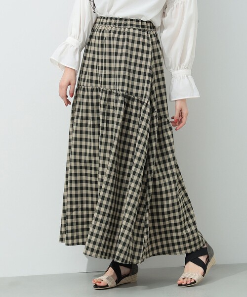 BEAMS HEART（ビームスハート）の「BEAMS HEART / チェック ギャザー