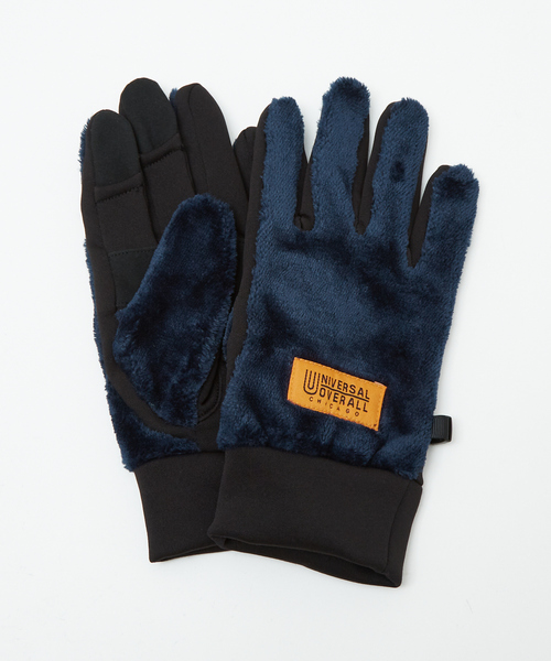 UNIVERSAL OVERALL（ユニバーサルオーバーオール）の「【UNIVERSAL OVERALL/ユニバーサルオーバーオール】ボアフリース ストレッチ/ タッチパネル対応 スマートグローブ（手袋・メンズ・ダークグリーン/グレー/ブラック/ネイビー・フリー）」の19枚目の写真