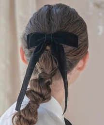 Catherine Cottage | ベロアリボンヘアクリップ(バレッタ/ヘアクリップ)