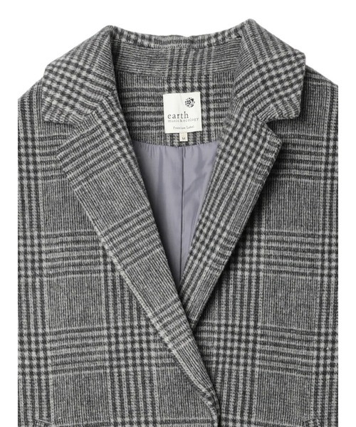 earth music&ecology（アースミュージックアンドエコロジー）の「チェスターコート(チェック)（チェスターコート・レディース・その他1・M/L）」の15枚目の写真