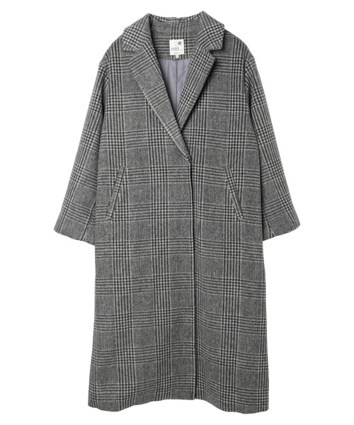 earth music&ecology（アースミュージックアンドエコロジー）の「チェスターコート(チェック)（チェスターコート・レディース・その他1・M/L）」の22枚目の写真