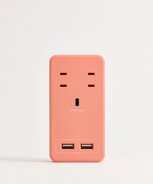 FREAK'S STORE（フリークスストア）の「Fargo/ファーゴ SATI COLOR AC4個口 4.2A USB 2ポート/サティカラー家庭用ACコンセント 4個口（生活家電・レディース・ベージュ/サックスブルー/ピンク/オレンジ/ラベンダー/グリーン・ONE SIZE）」の9枚目の写真