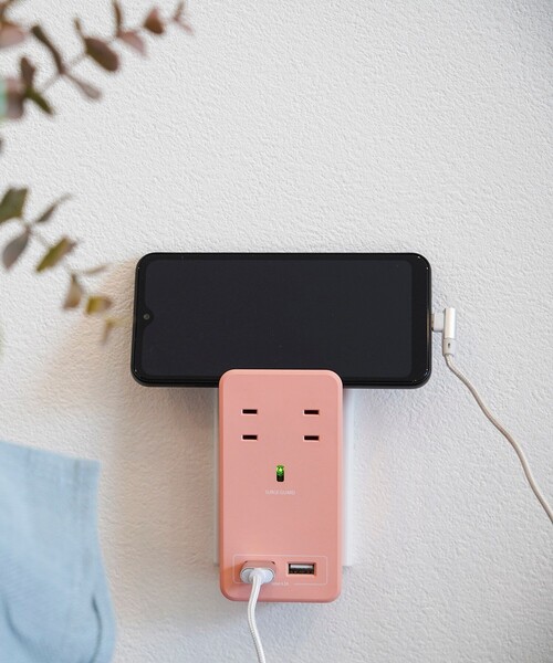 FREAK'S STORE（フリークスストア）の「Fargo/ファーゴ SATI COLOR AC4個口 4.2A USB 2ポート/サティカラー家庭用ACコンセント 4個口（生活家電・レディース・ベージュ/サックスブルー/ピンク/オレンジ/ラベンダー/グリーン・ONE SIZE）」の14枚目の写真