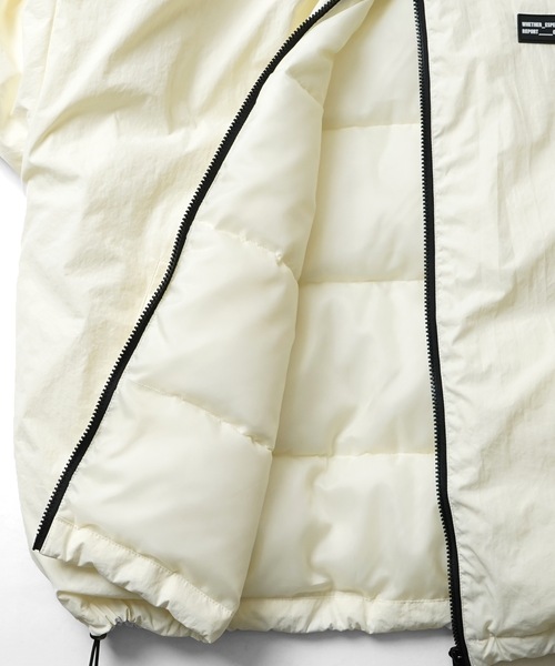 ビッグシルエット ラバーワンポイントロゴ ナイロン / コーデュロイ