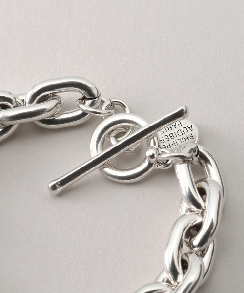 SLOBE IENA（スローブイエナ）の「【PHILIPPE AUDIBERT/フィリップ・オーディベール】太チェーンバングル（ネックレス・レディース・シルバー・FREE）」の3枚目の写真