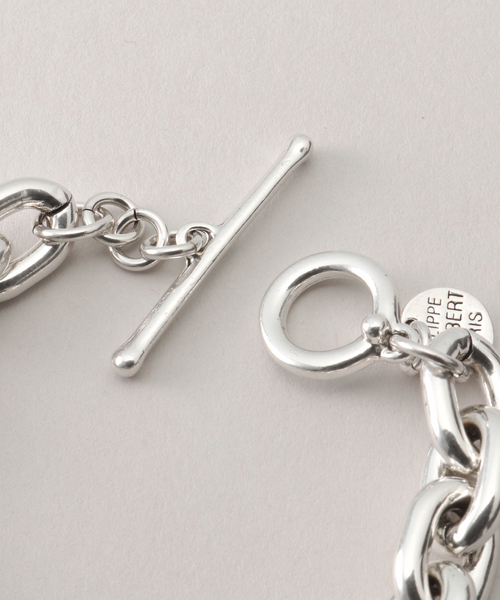 SLOBE IENA（スローブイエナ）の「【PHILIPPE AUDIBERT/フィリップ・オーディベール】太チェーンバングル（ネックレス・レディース・シルバー・FREE）」の4枚目の写真