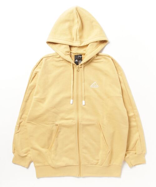 adidas（アディダス）の「adidas/アディダス ジップパーカー オーバーサイズ ジップアップ スウェット JSY18（パーカー・レディース・ライトブルー/オートミール/グレー系その他・L/XL/M）」の21枚目の写真