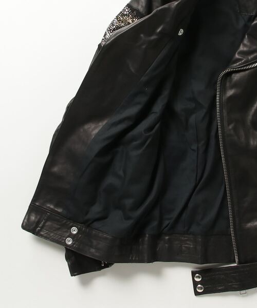 FranCisT_MOR.K.S.（フランシストモークス）の「FranCisT_MOR.K.S./フランシスト モークス/HORSE LEATER VINTAGE CYCLONE RIDERS JACKET（ライダースジャケット・メンズ・ブラック・4）」の8枚目の写真