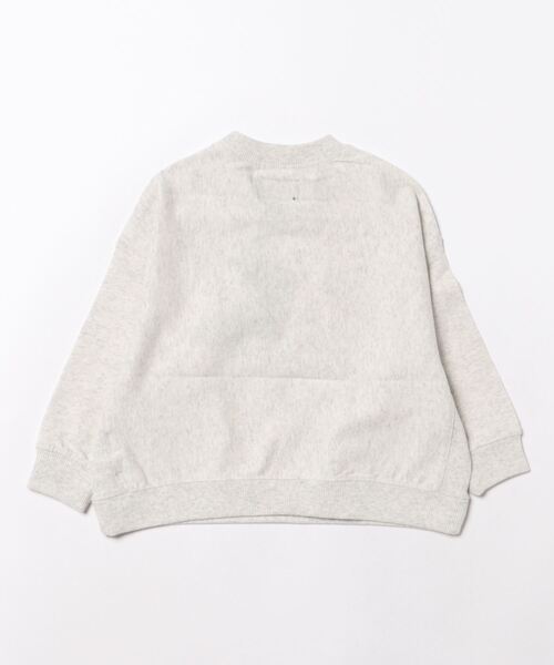 BIG FIELD(ビッグフィールド)の「ナガソデリブツキプリントロンT(80~150cm)(Tシャツ/カットソー・キッズ・オフホワイト/キャメル/ライトブルー/チャコール・120/130/140/90/100/110/95/150/80)」の5枚目の写真