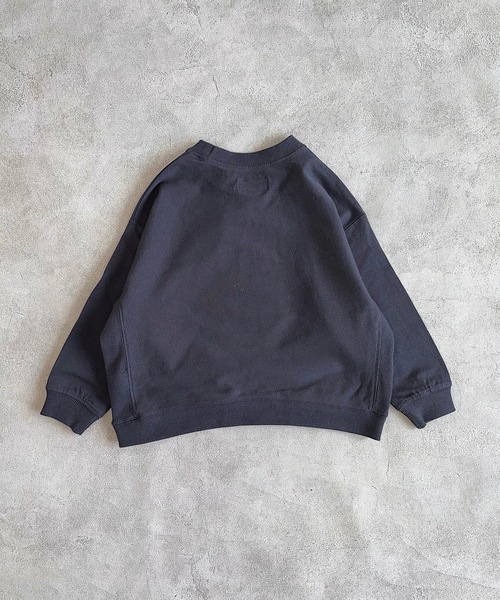 BIG FIELD(ビッグフィールド)の「ナガソデリブツキプリントロンT(80~150cm)(Tシャツ/カットソー・キッズ・オフホワイト/キャメル/ライトブルー/チャコール・120/130/140/90/100/110/95/150/80)」の19枚目の写真