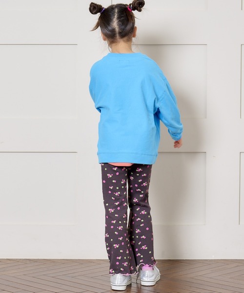 BIG FIELD(ビッグフィールド)の「ナガソデリブツキプリントロンT(80~150cm)(Tシャツ/カットソー・キッズ・オフホワイト/キャメル/ライトブルー/チャコール・120/130/140/90/100/110/95/150/80)」の17枚目の写真