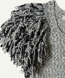 【新品未使用】leinwande Hand Fringe Knit Top leinwande（ラインヴァンド）の「Hand Fringe Knit Top（ニット