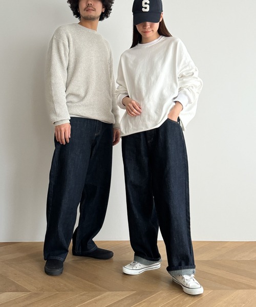 CANAL JEAN（キャナルジーン）の「choice_cnl テーパードデニムパンツ