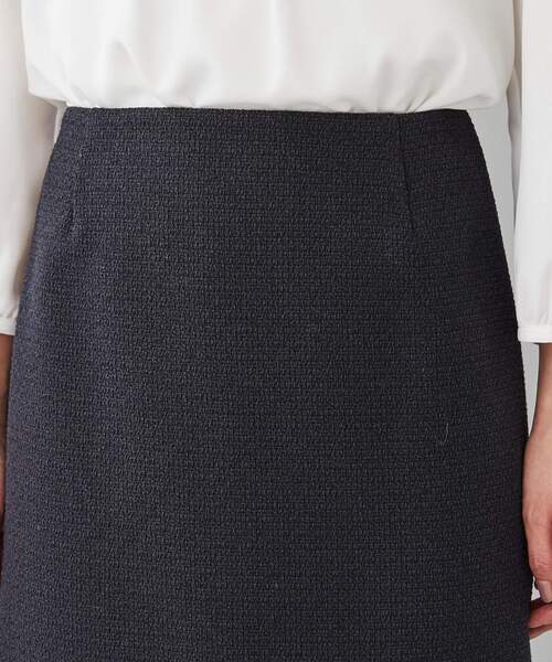 【セール】【セレモニースーツ】シンプル ツィーディー タイトスカート（スカート）｜UNTITLED（アンタイトル）