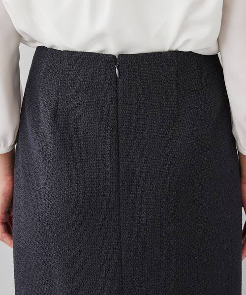 【セール】【セレモニースーツ】シンプル ツィーディー タイトスカート（スカート）｜UNTITLED（アンタイトル）